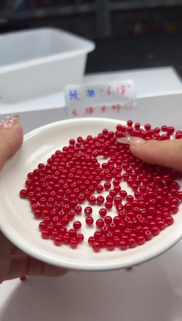 南红玛瑙未镶嵌颈饰w81锦红南红4mm*50颗