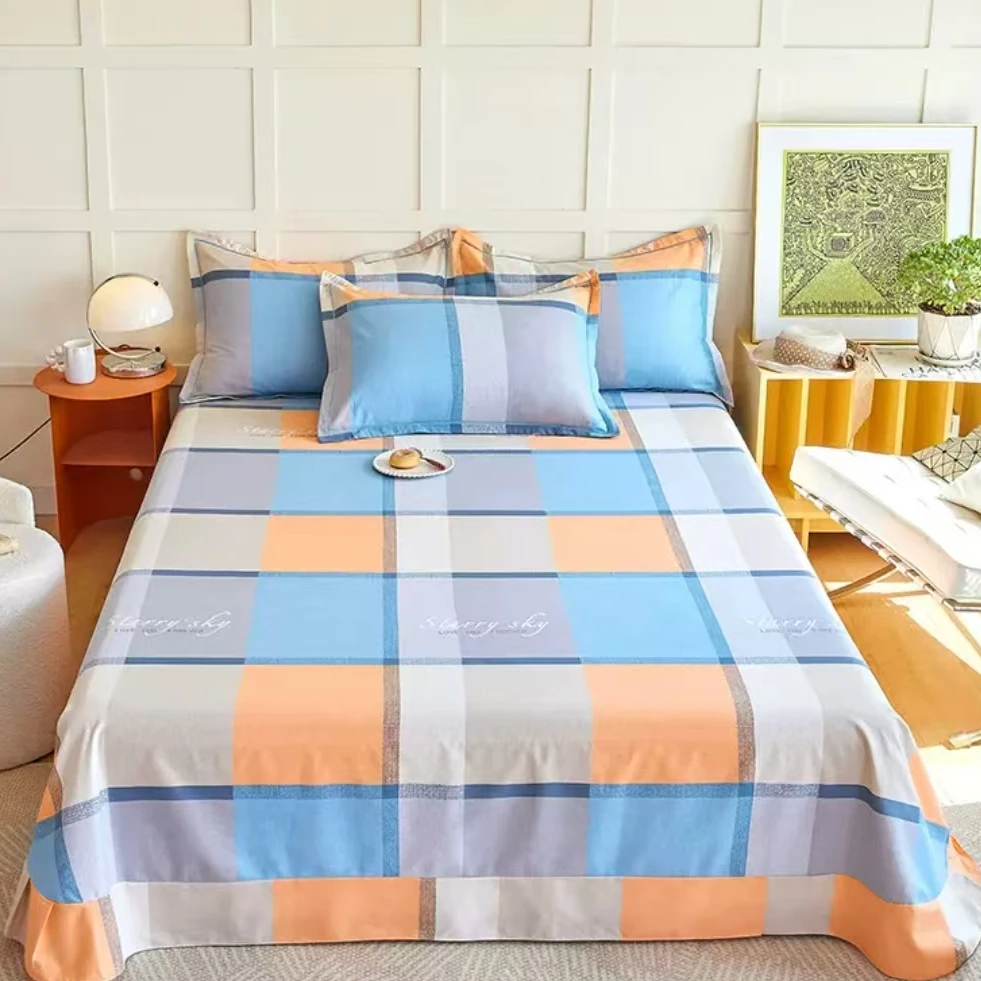 （042）纯棉床单2.45*2.45米（+－5公分）【适用于1.8床】简兮格调