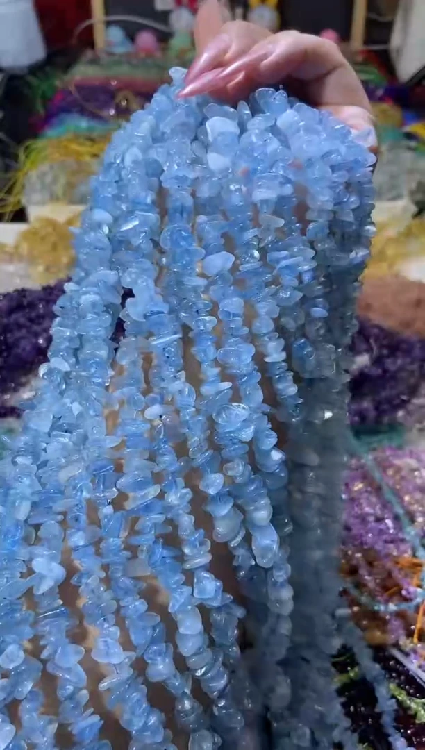 水晶珠宝半成品未镶嵌海蓝宝