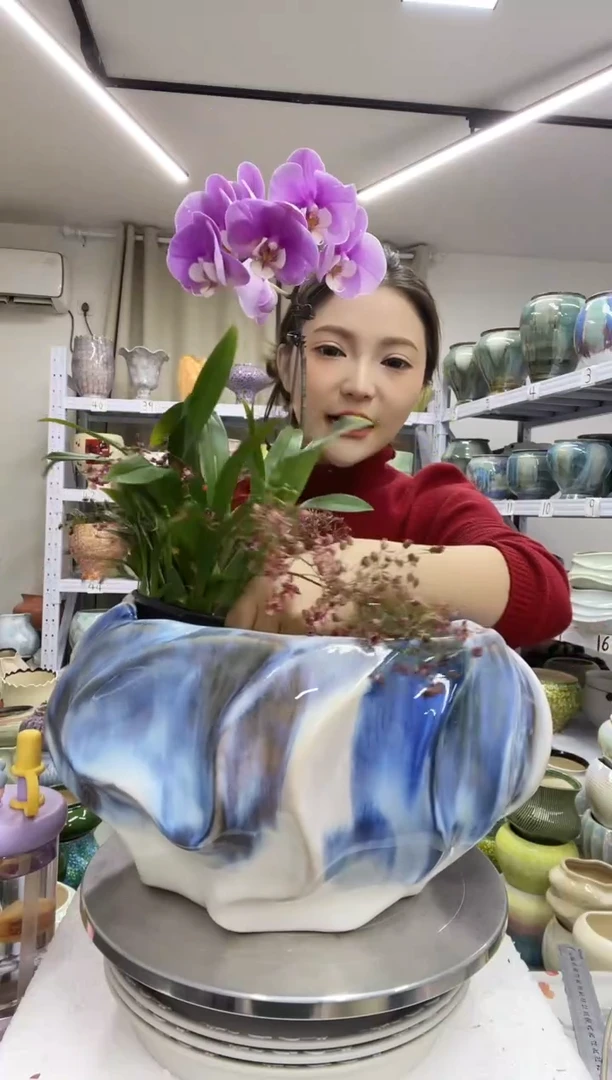 【1.4】花盆尺寸高： 19口：26.5