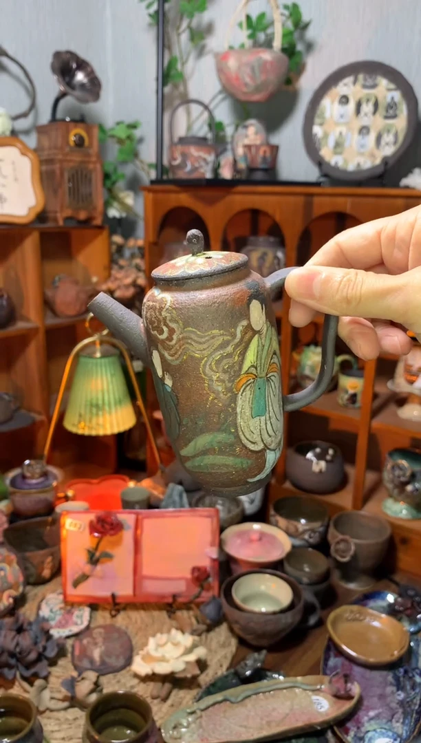 【闪购商品】陶一杯歡喜浪漫器物【安冉老师作品】