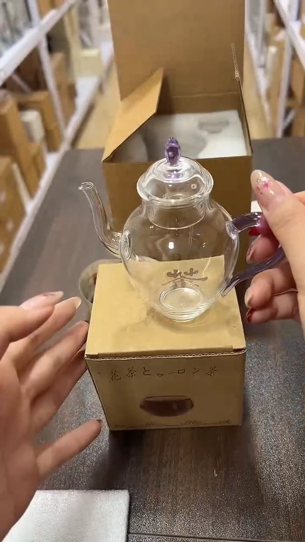 紫色把手小壶小壶