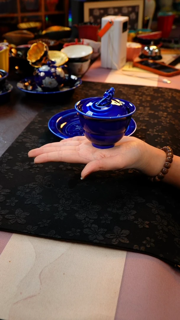 茶杯紫砂【宜景窑系列】盖碗