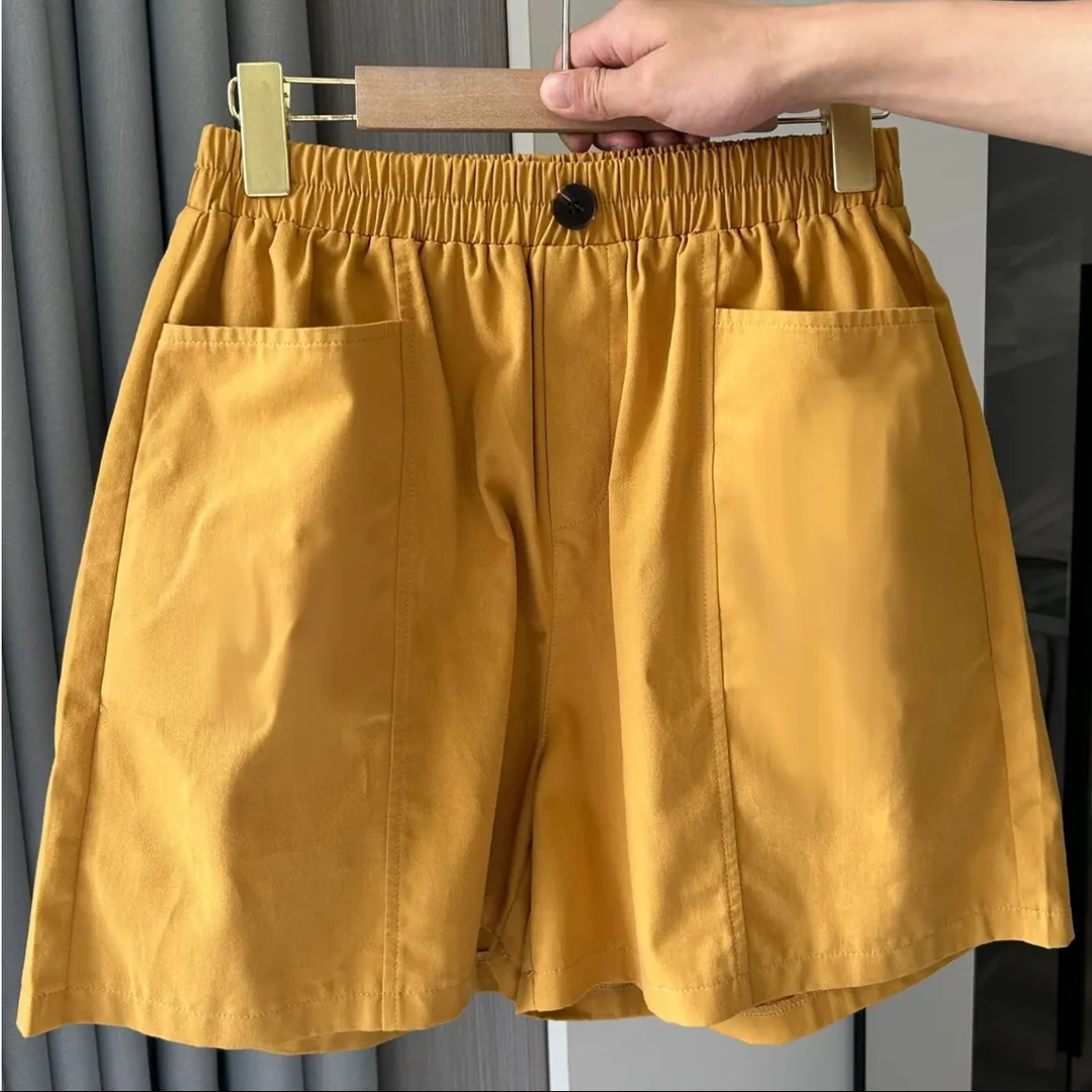 2025夏季新款文艺简约显瘦时尚休闲洋气百搭宽松阔腿裤-25230