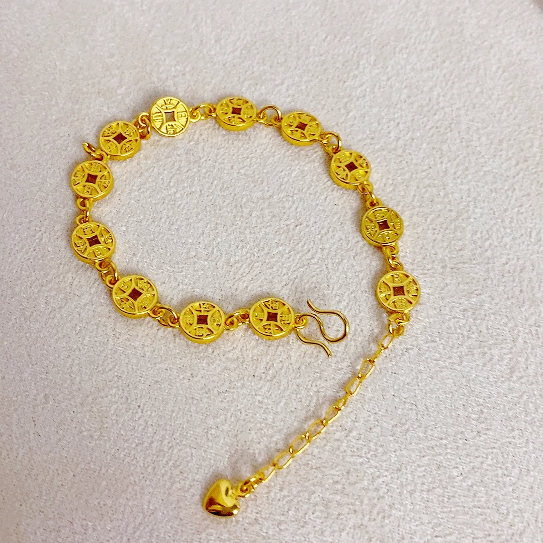 时尚百搭日进斗金手链