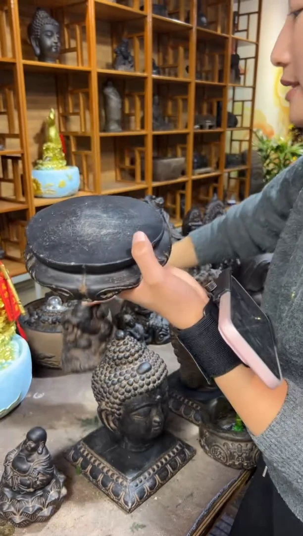 陶土【火山泥】金箍坛底座