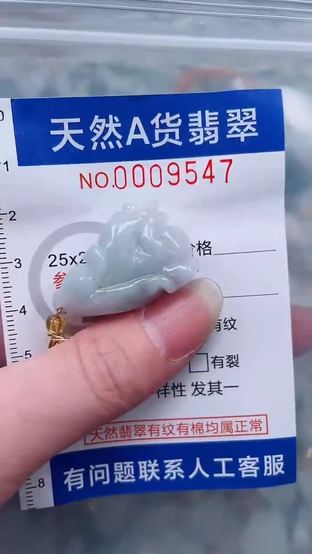 翡翠未镶嵌吊坠(不含链)1