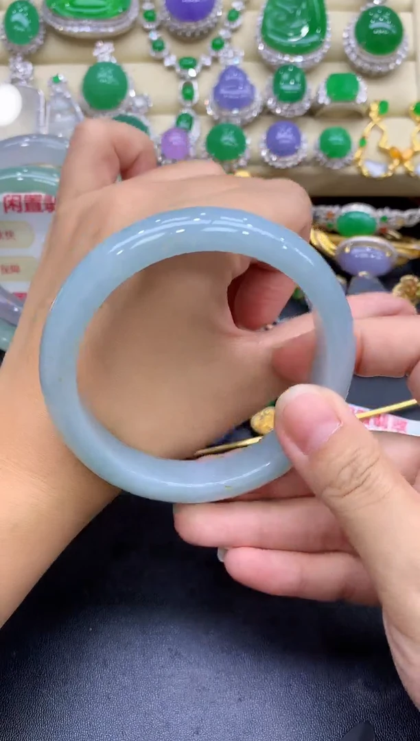 未镶嵌手镯翡翠233-中国好珍宝