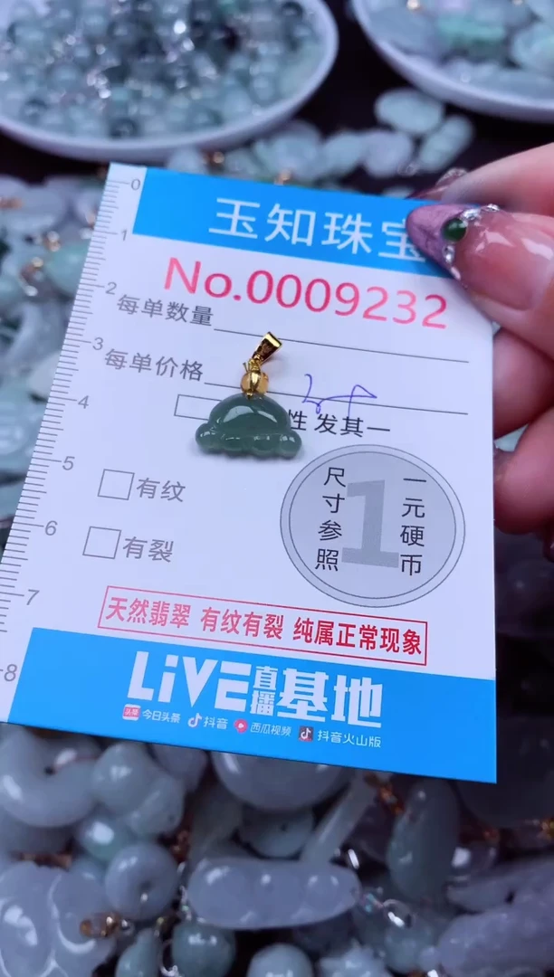 吊坠(不含链)未镶嵌翡翠9232