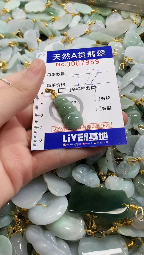 颈饰未镶嵌翡翠天然a货翡翠