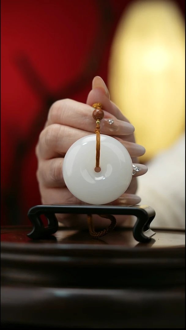 玉【平安扣】天然玉石手把件