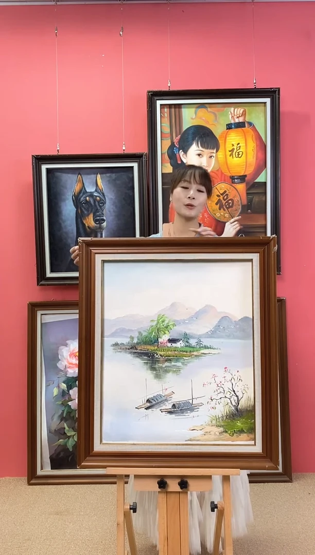 油画h****n尺寸50*60画芯（不含框）