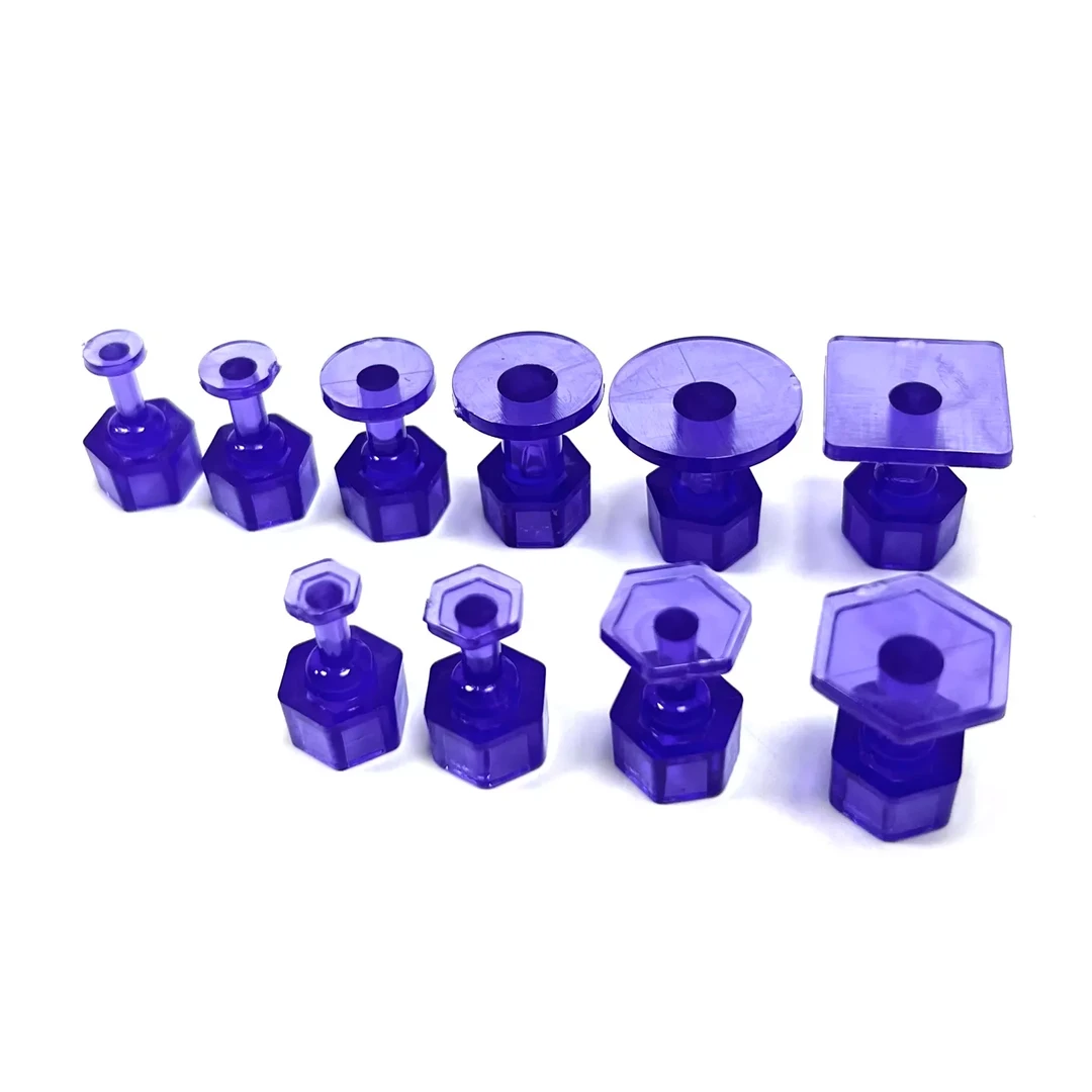 汽车凹陷修复平底冰雹拉片拉头10只套装