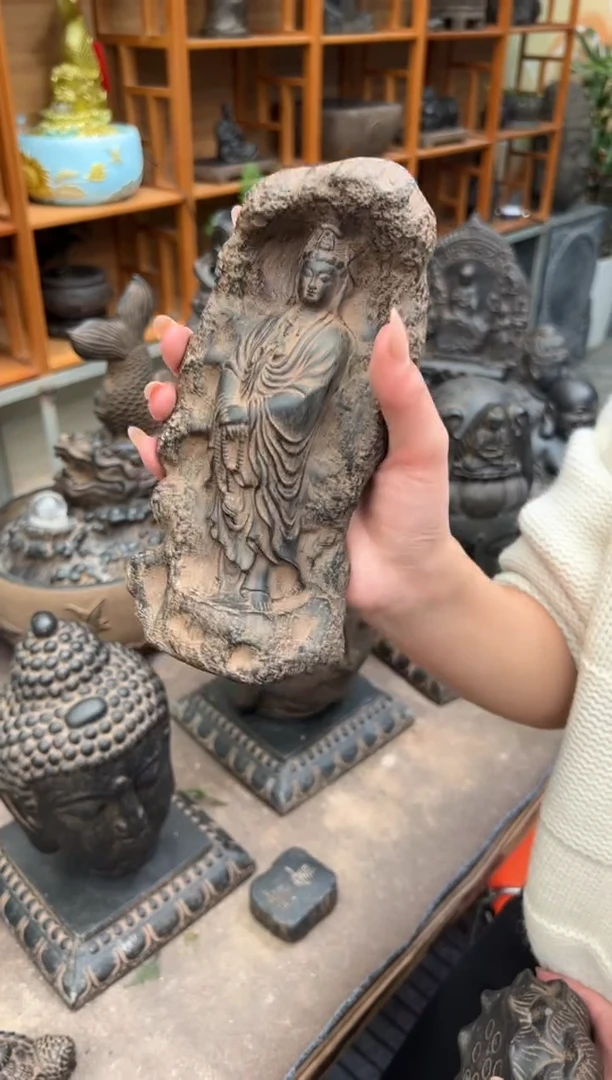 陶土【火山泥】普慈观音