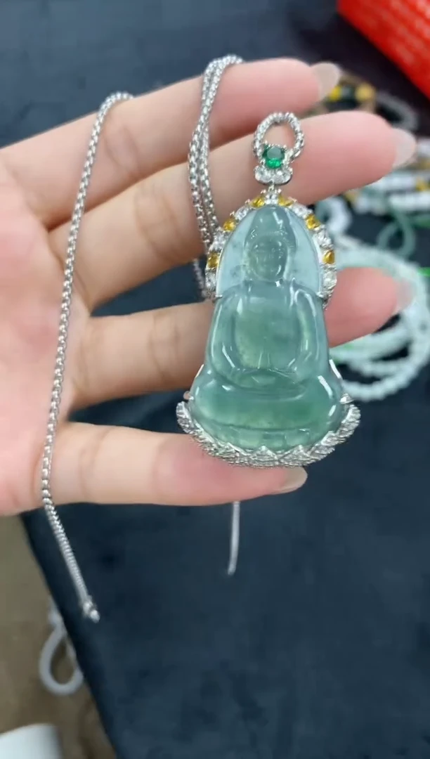 未镶嵌手链翡翠观音
