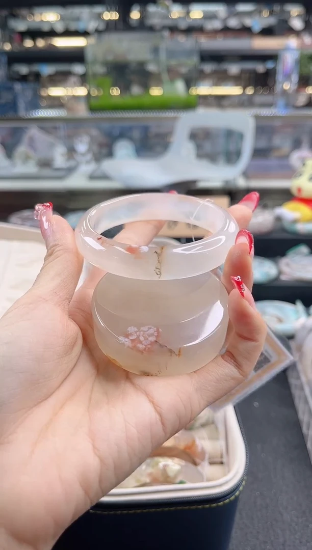 未镶嵌手镯石英质玉58圈口 （赠品镯心）346893