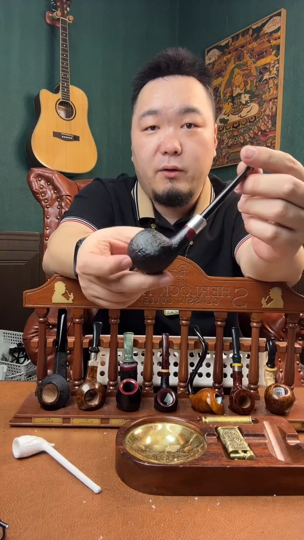 石楠木木雕款意大利进口石楠木烟斗
