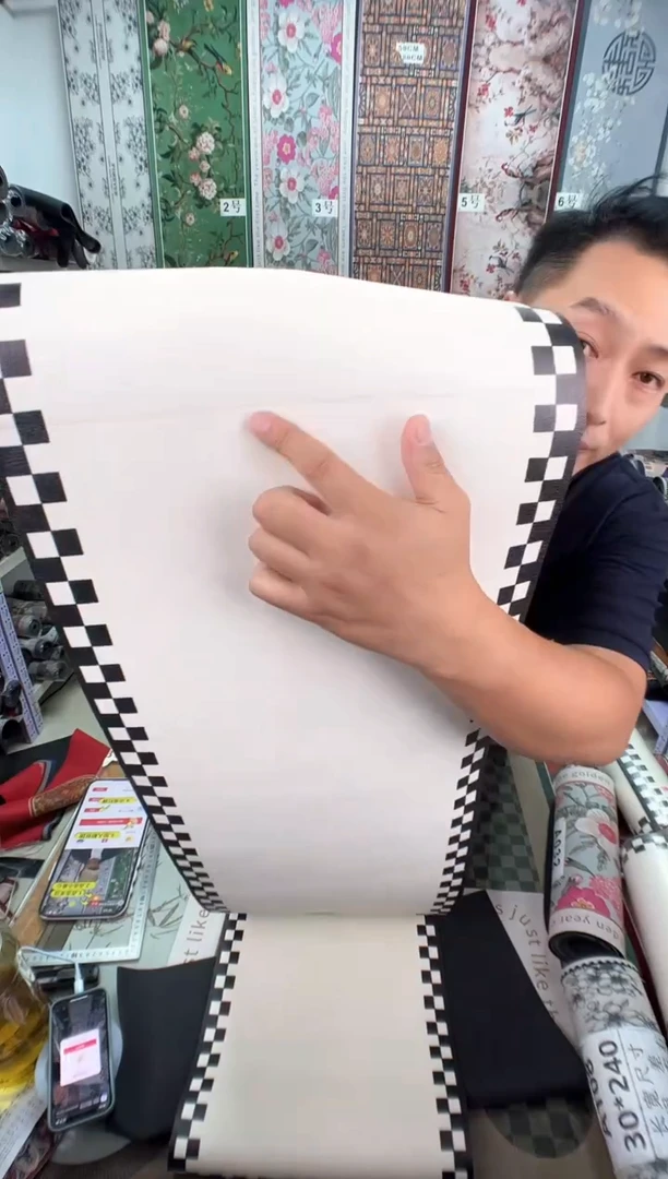 混纺35 240 棋盘格微瑕吸水