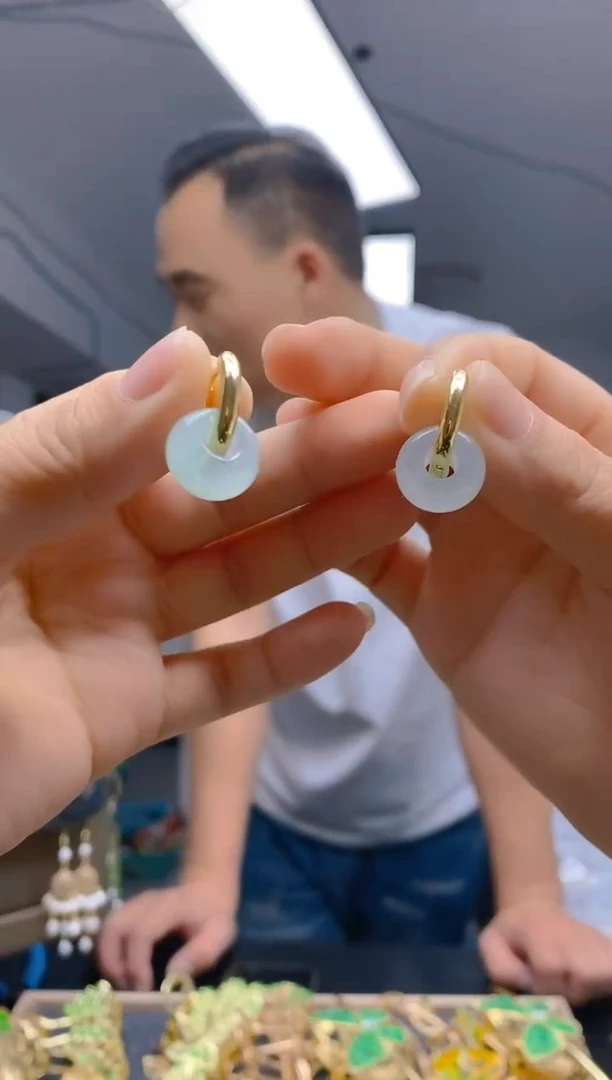 【闪购商品】玛瑙/玉髓耳饰合金041玛瑙饰品