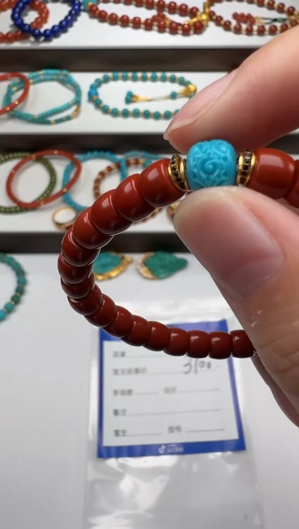 未镶嵌配饰配饰南红玛瑙花***～手串手串