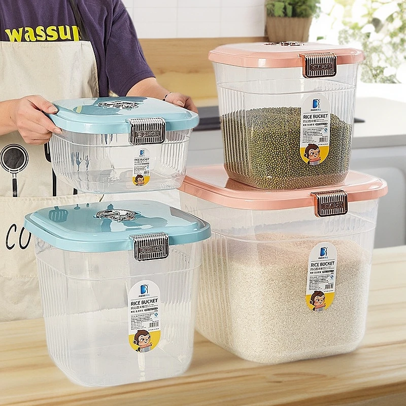 厨房杂粮面粉防潮防虫米缸50斤储米桶杂粮储米箱家用30斤米桶10斤