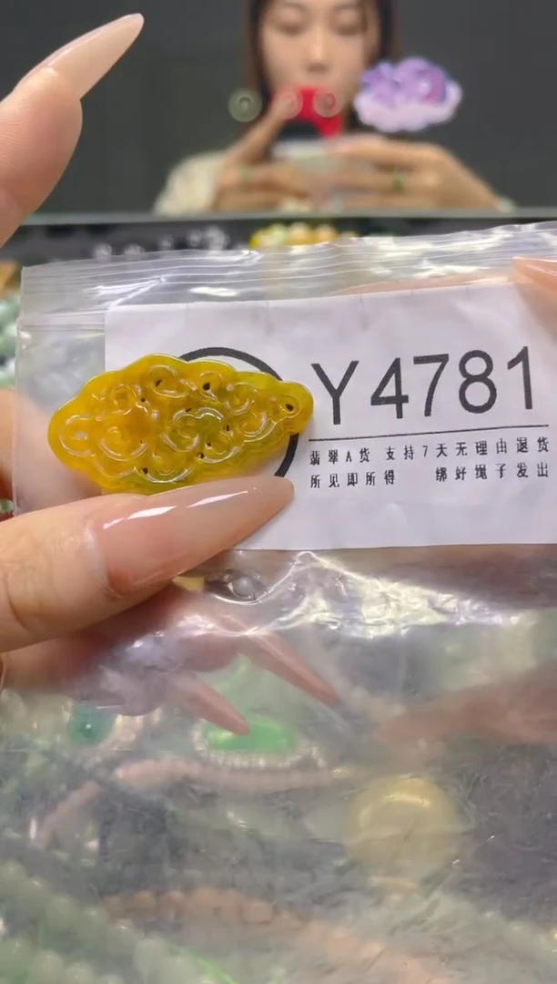 颈饰未镶嵌翡翠/Y/翡翠A货，一件也是批发价
