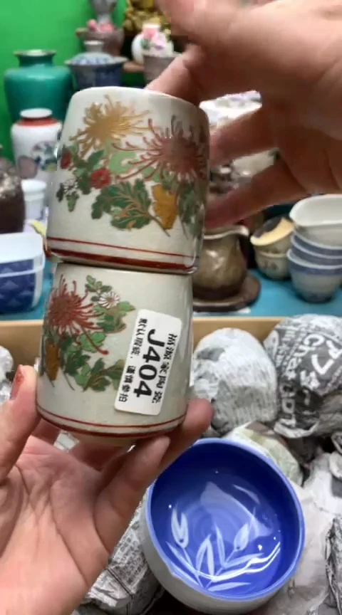 【闪购商品】盖碗海外回流瓷器