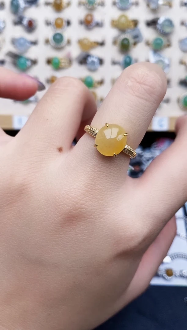 银S925镶嵌戒指翡翠1440