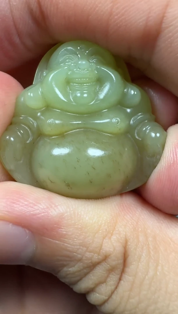 和田玉未镶嵌颈饰默***j1