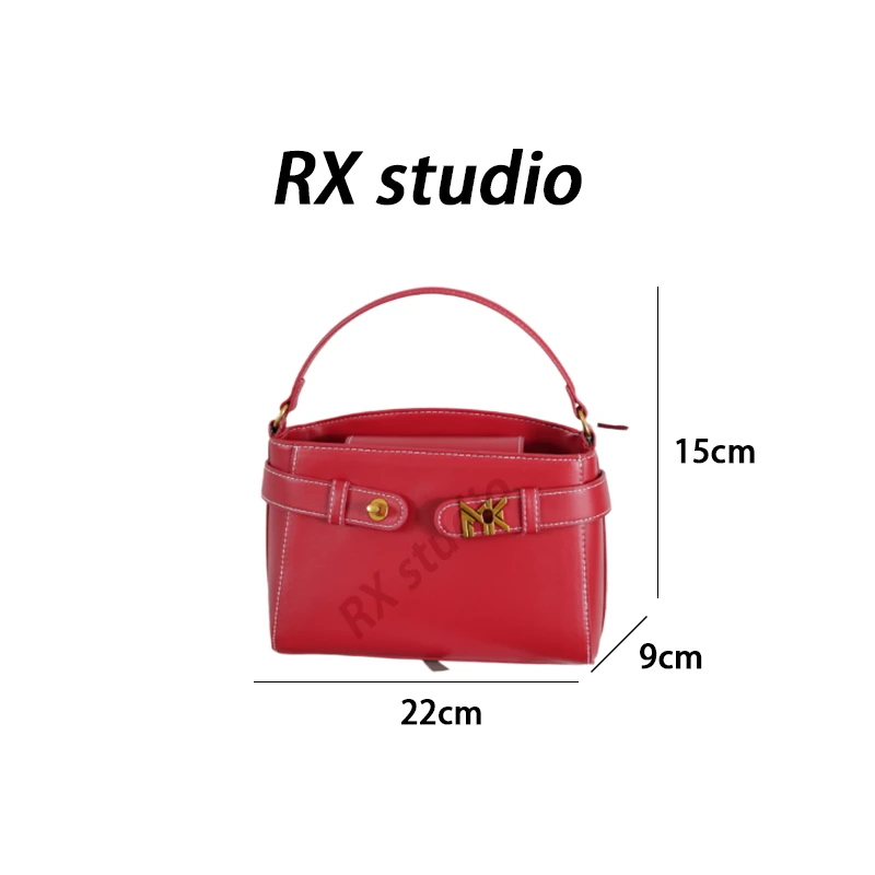 【南沙瑞熙】FES-6069-红色-轻奢小众设计感时尚百搭女士包