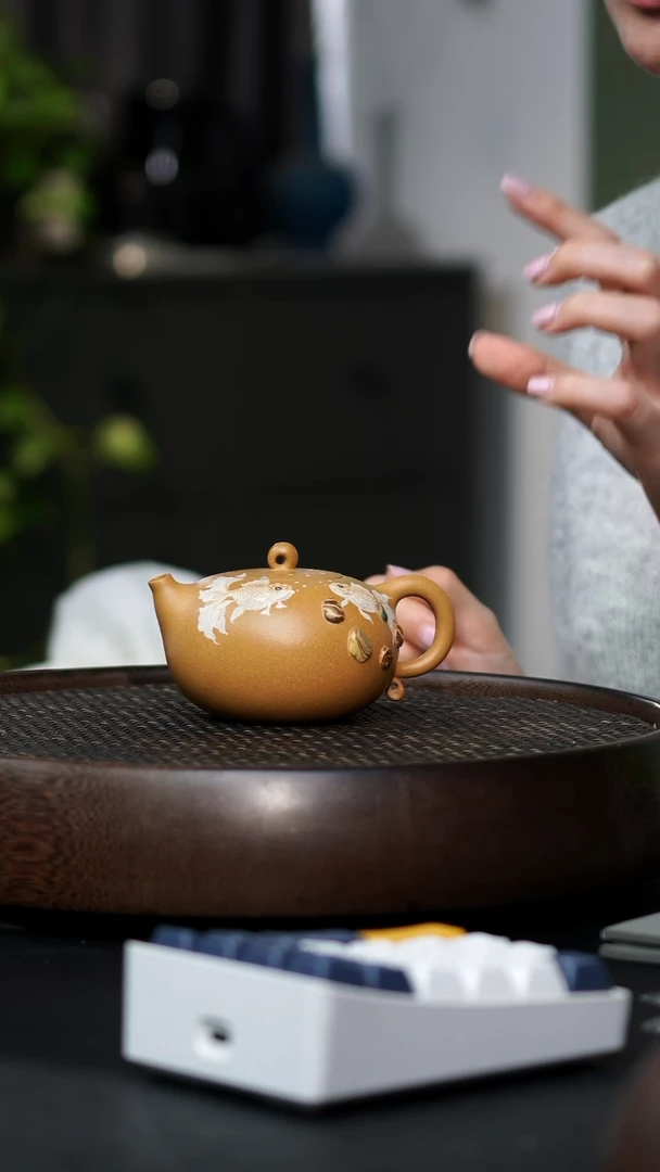 秋*JCY-0054金玉满堂（双鱼）-段泥-200cc