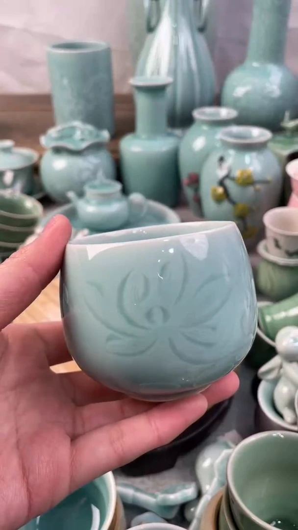 【闪购商品】纯手工 特价福利 微瑕 慧仙青瓷