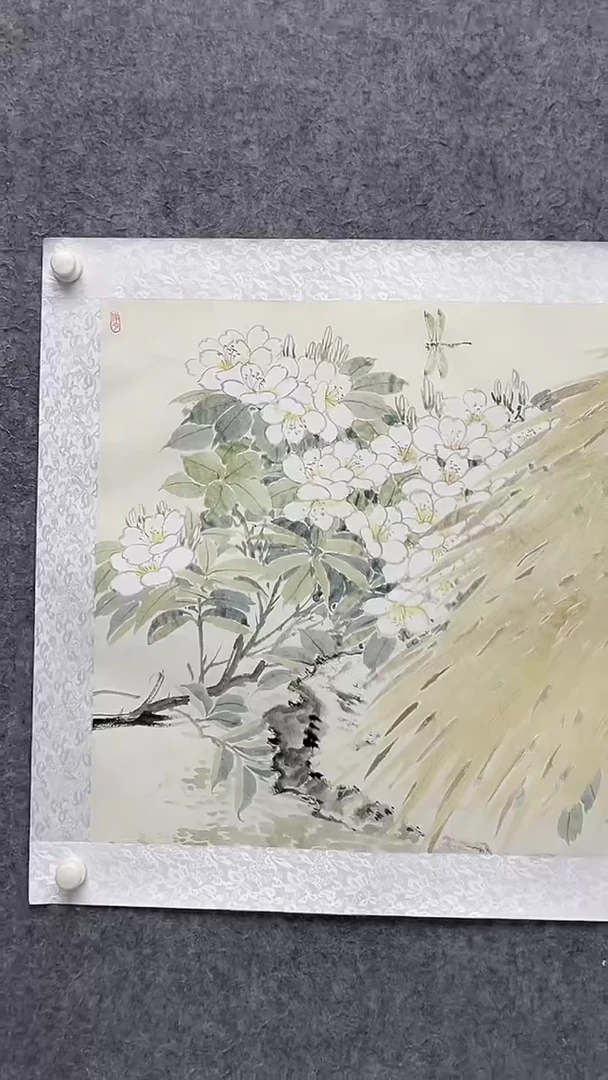 国画邹训精-4平尺-国画作品