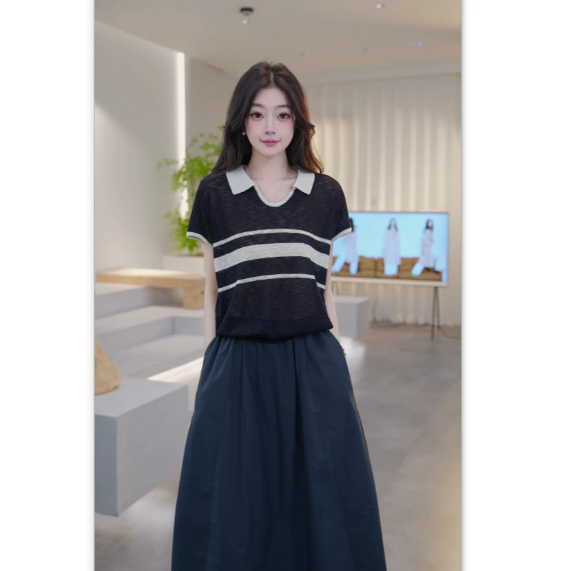 Basic House/百家好新款百搭减龄针织衫 B1325B56972