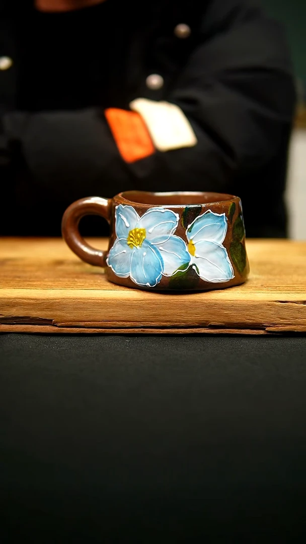 @@陶园瓷舍@@纯手工手绘@高温釉下彩