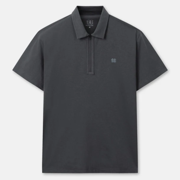 KOLON SPORT/可隆25年新款拉链短袖Polo衫TLTCM25521