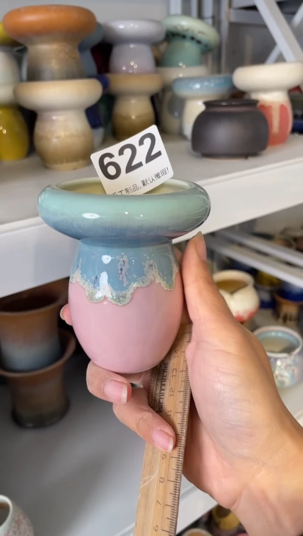 瓷片p****i622知木小芳花盆