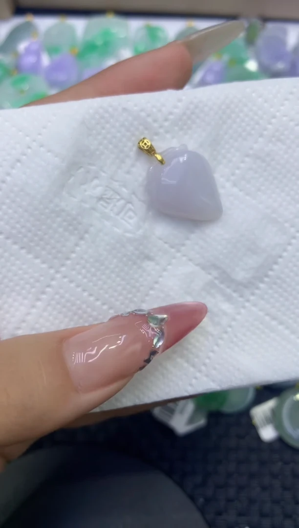 颈饰未镶嵌翡翠天然缅甸A货翡翠