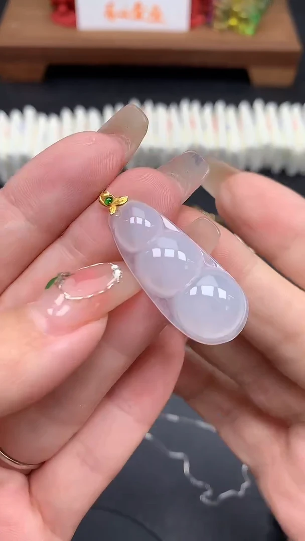 【闪购商品】翡翠吊坠(不含链)18K金镶嵌MS160579