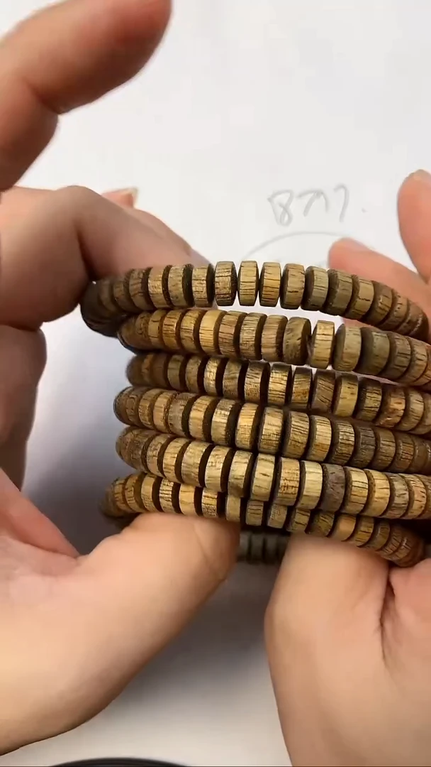 沉香手串【老蒙】CG5432东马天然野多样性发一