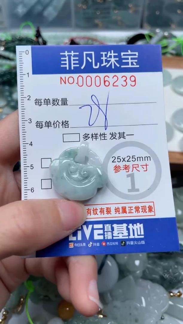 【闪购商品】翡翠颈饰未镶嵌00..6239