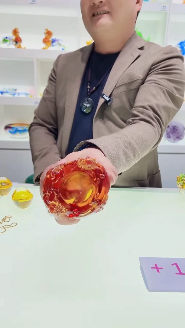 【闪购商品】泥塑古法琉璃双貔貅聚宝盆摆件