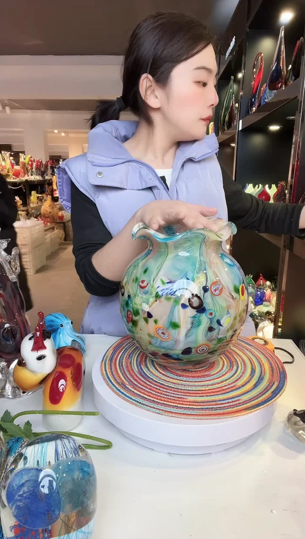 【闪购商品】茶盏琉璃摆件家居摆件