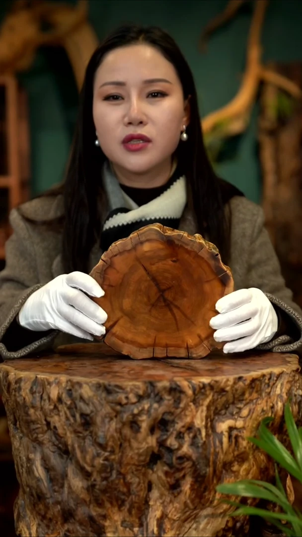 木雷击枣木底座