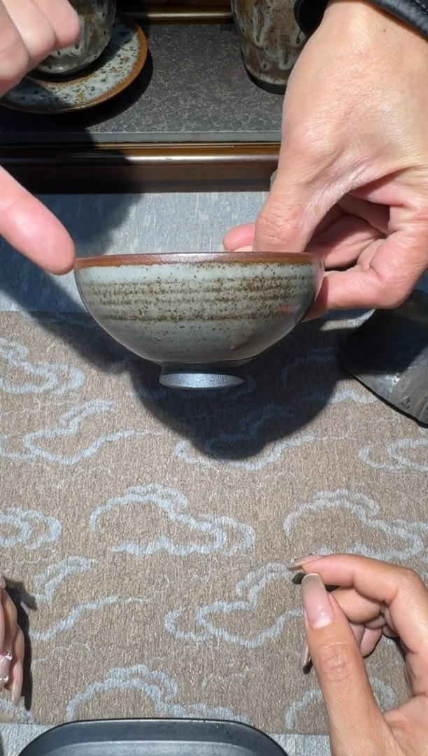 茶盏林远福灰贝盏10