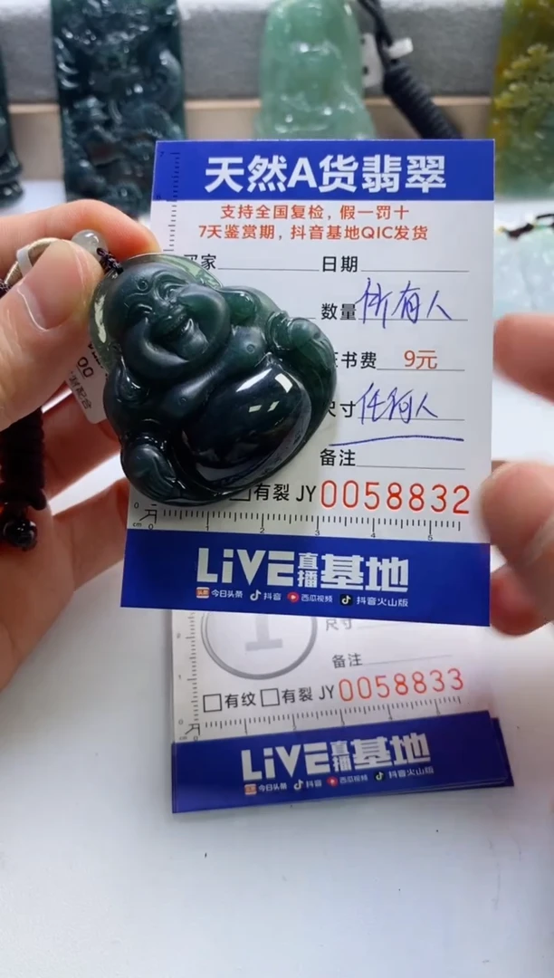 【闪购商品】翡翠挂件未镶嵌