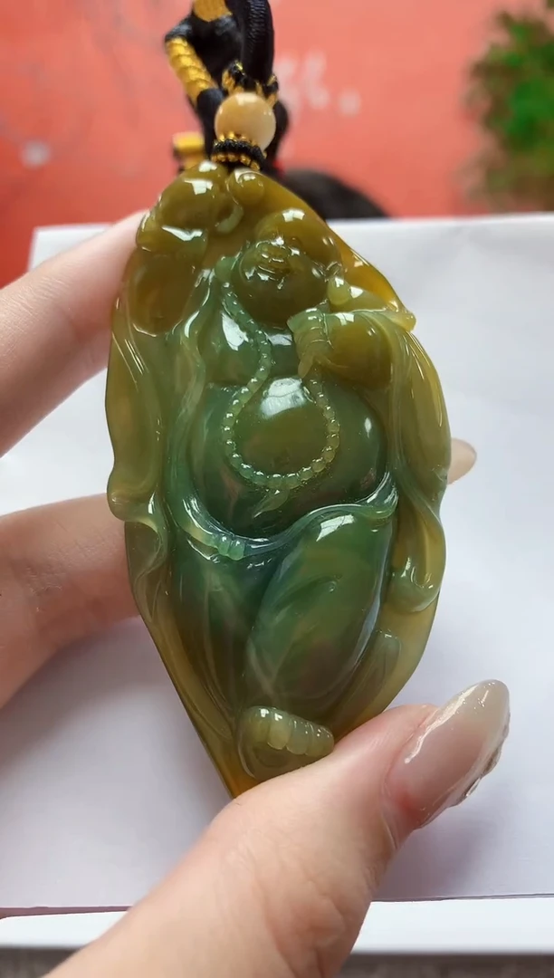 未镶嵌定制翡翠5060jw-毛货挂件99