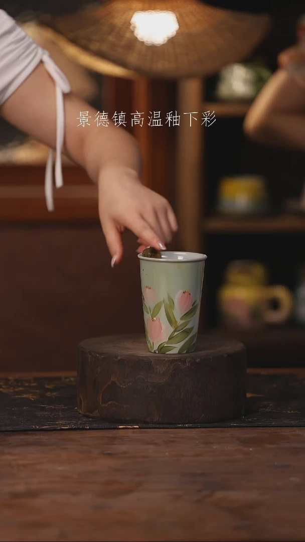 陶瓷景德镇高温釉下手绘陶瓷144