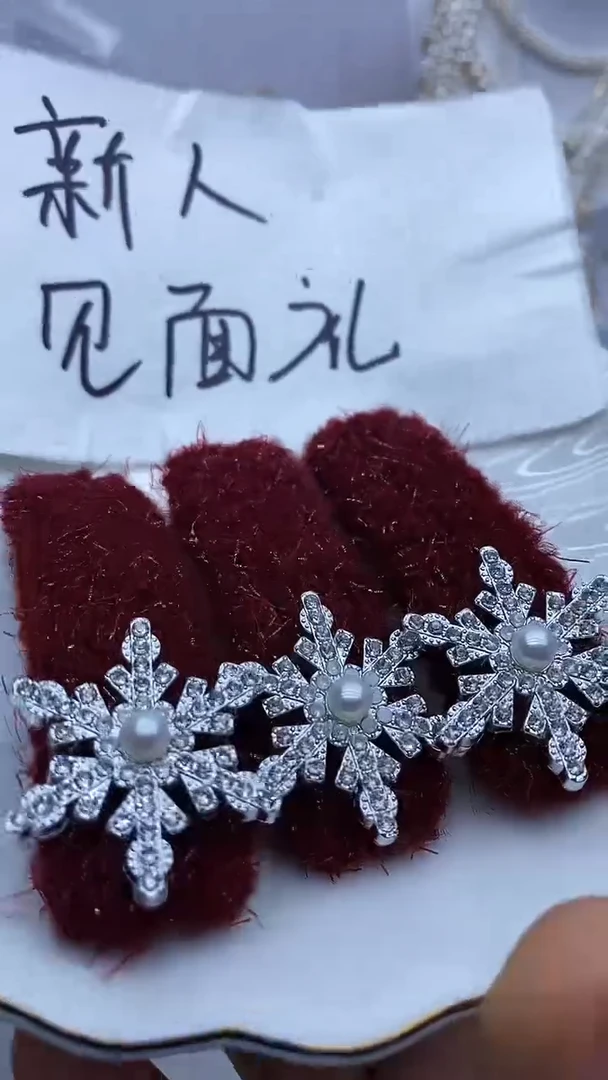 未镶嵌发饰淡水珍珠发夹多样性发其一