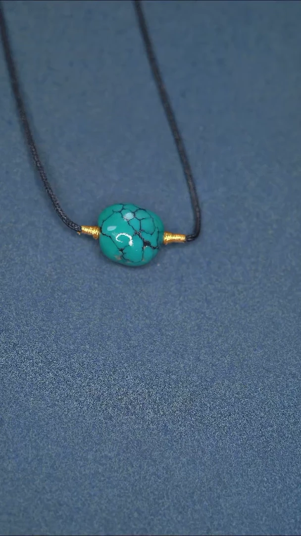 未镶嵌绿松石颈饰绿松石吊坠